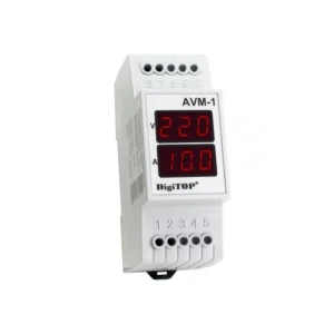 Вольтамперометр с цифровым дисплеем digitop avm1 1 - 63 a 40 - 380 в