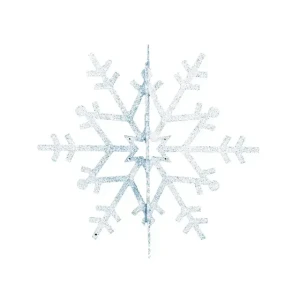 Decorațiuni pentru brad fulgi 3d 61 cm rexant