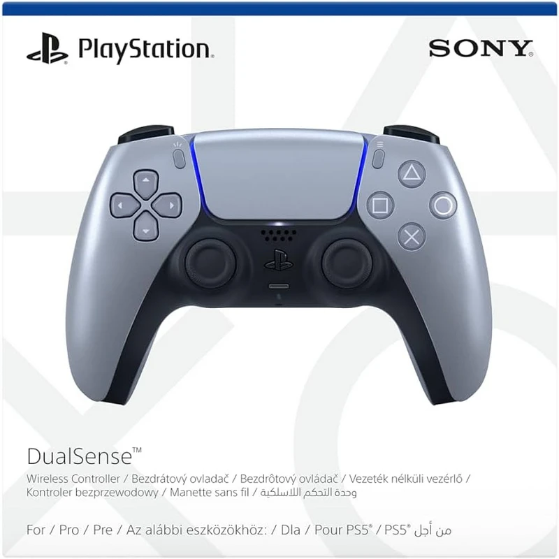 Gamepad sony playstation 5 dualsense, sterling silver 6