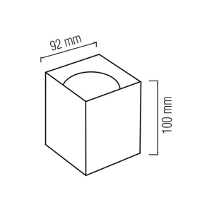 Felinar frezya-s 50 w gu10 220 - 240 v ip20 horoz Thumbnail 2