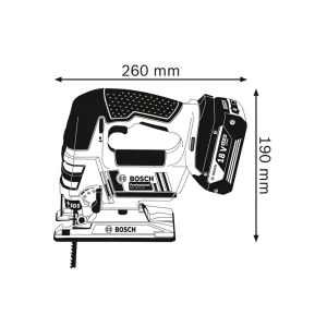 Fierăstrău vertical cu acumulator gst 18 v-li 4.0 ah 18 v 2700 rot/min bosch Thumbnail 4