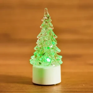Figurină led brad 8.5 cm rexant