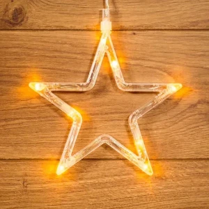 Figurină led stea 185 x 185 x 10 mm rexant