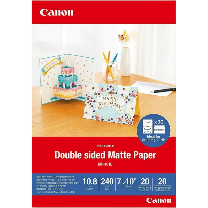 Фото бумага canon double-sided matte paper, a4 2