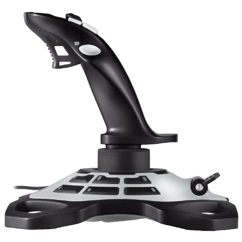 Игровой джойстик logitech extreme 3d pro, серебристый 8