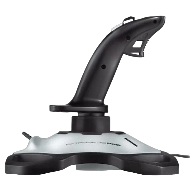 Игровой джойстик logitech extreme 3d pro, серебристый 5