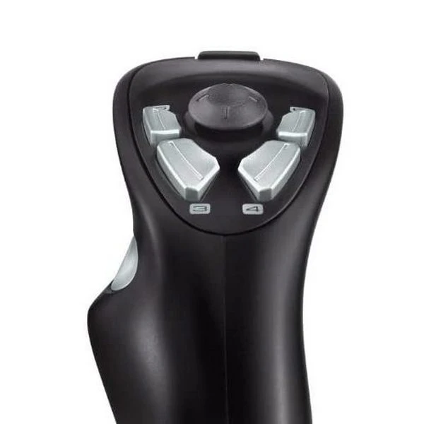 Игровой джойстик logitech extreme 3d pro, серебристый 15