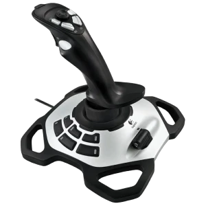 Joystick pentru jocuri logitech extreme 3d pro, argintiu