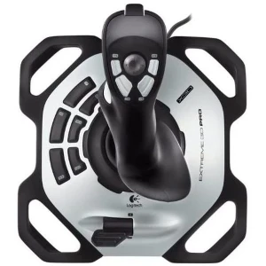 Игровой джойстик logitech extreme 3d pro, серебристый Thumbnail 10