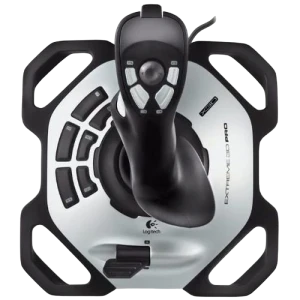 Игровой джойстик logitech extreme 3d pro, серебристый