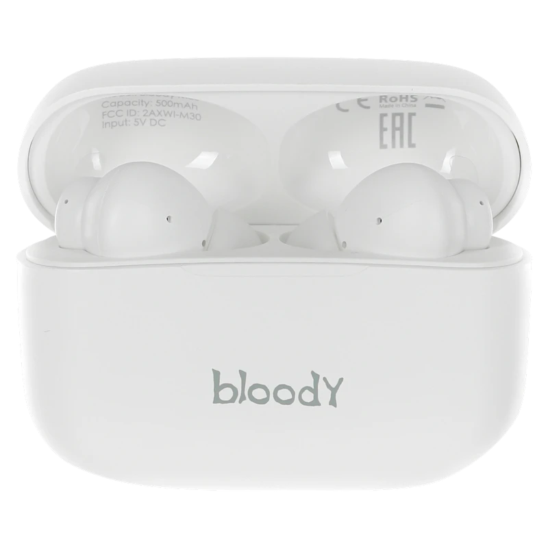 Căști gaming bloody m30, fără fir, alb 5