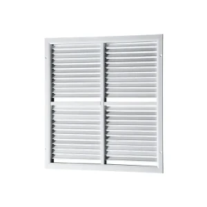 Grilă de ventilare ork 450 x 450 mm metal alb ventika