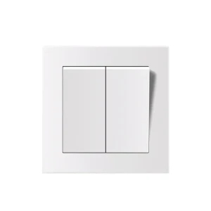 Întrerupător dublu 9202-02 rosa 10 a 220 - 240 v alb elmos