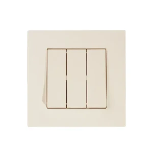 Întrerupător triplu 9202-03c rosa 10 a 220 - 240 v crem elmos