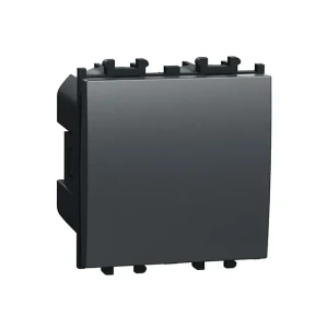 Переключатель одноклавишный перекрёстный easy styl 16 a 230 - 240 в чёрный schneider-electric
