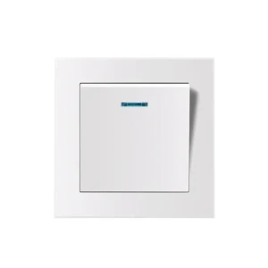 Întrerupător cu indicator 10 a 220 - 240 v alb elmos