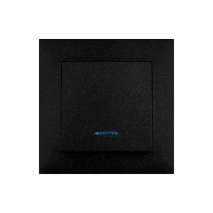 Întrerupător unitar cu indicator rosa 10 a 220 - 240 v grafit elmos