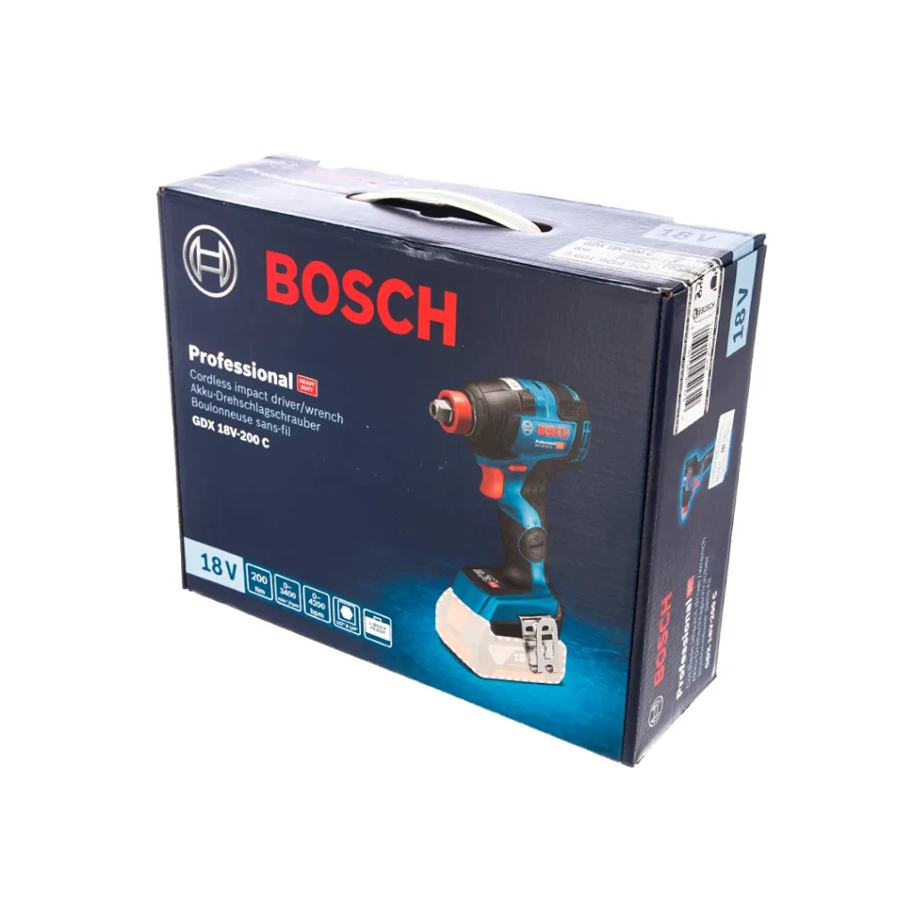 Mașină de înşurubat cu impact cu acumulator (fără acumulator) gdx 18v-200 c 200 nm 18 v 3400 rot/min bosch 2