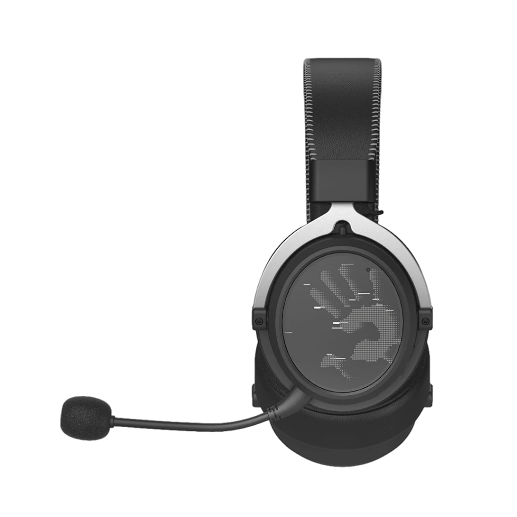 Игровая гарнитура bloody mr590, беспроводной, чёрный 4