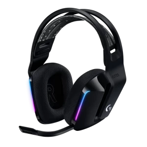 Игровая Гарнитура Logitech G733, Беспроводной/C проводом, Чёрный