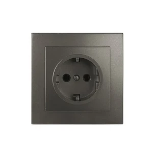 Priză unitară euro rosa 16 a 220 - 240 v grafit elmos