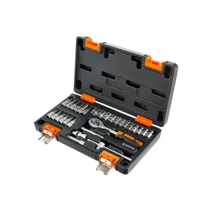 Set de chei tubulare cu clichet 1/4" 4 - 13 mm 29 buc.