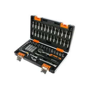 Set de chei tubulare cu clichet 1/4" 4 - 14 mm 57 buc.