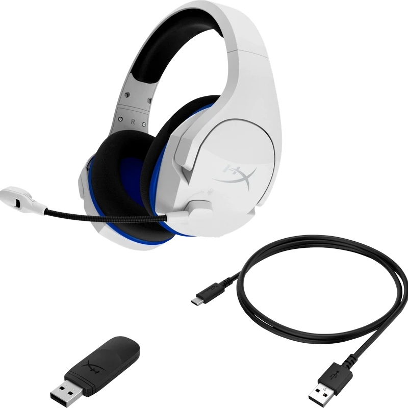 Căști gaming hyperx cloud stinger core ps4, fără fir, alb 19