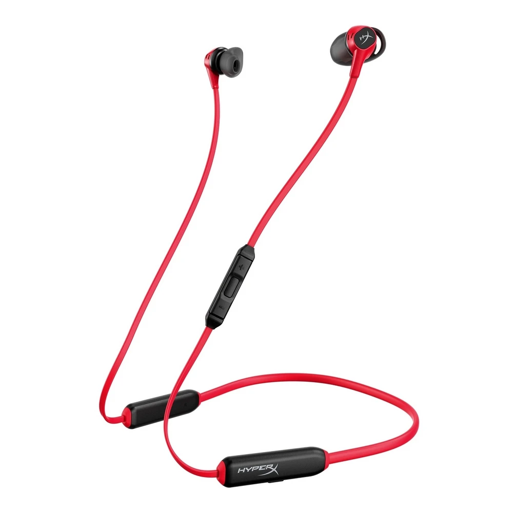 Игровая гарнитура hyperx cloud buds, беспроводной, черный/красный 4