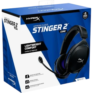 Căști pentru telefoane mobile hyperx cloud stinger 2 core, cu fir, negru Thumbnail 8