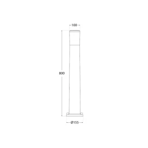 Corp de iluminat amelia 800 8.5 w e27 1000 lm 220 - 240 v ip55 fumagalli Thumbnail 2