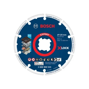 Disc diamantat segmentat pentru metal x-lock 125 * 22.23 mm bosch