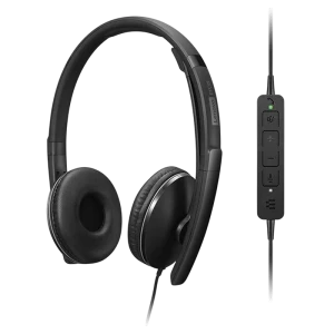 Căști lenovo anc headset gen 2 teams, negru Thumbnail 2
