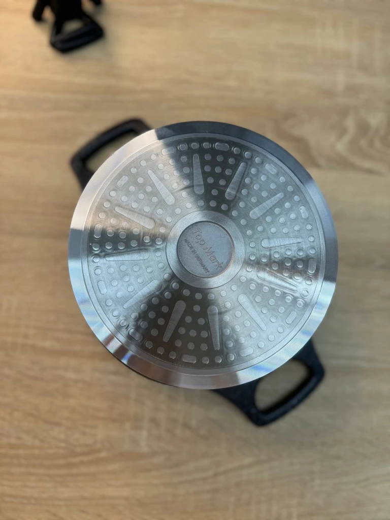 Cratita marmura cu capac 20 cm 4