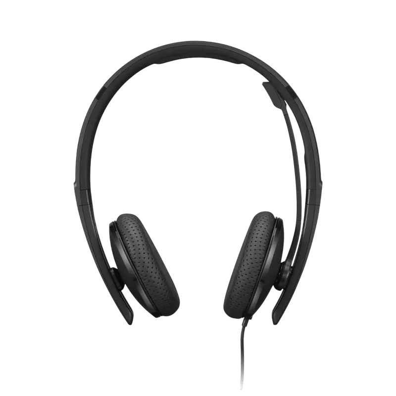 Căști lenovo voip teams wired, negru 5