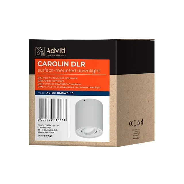Светильник carolin dlr 35 вт gu10 ip20 220 - 240 в orno 3