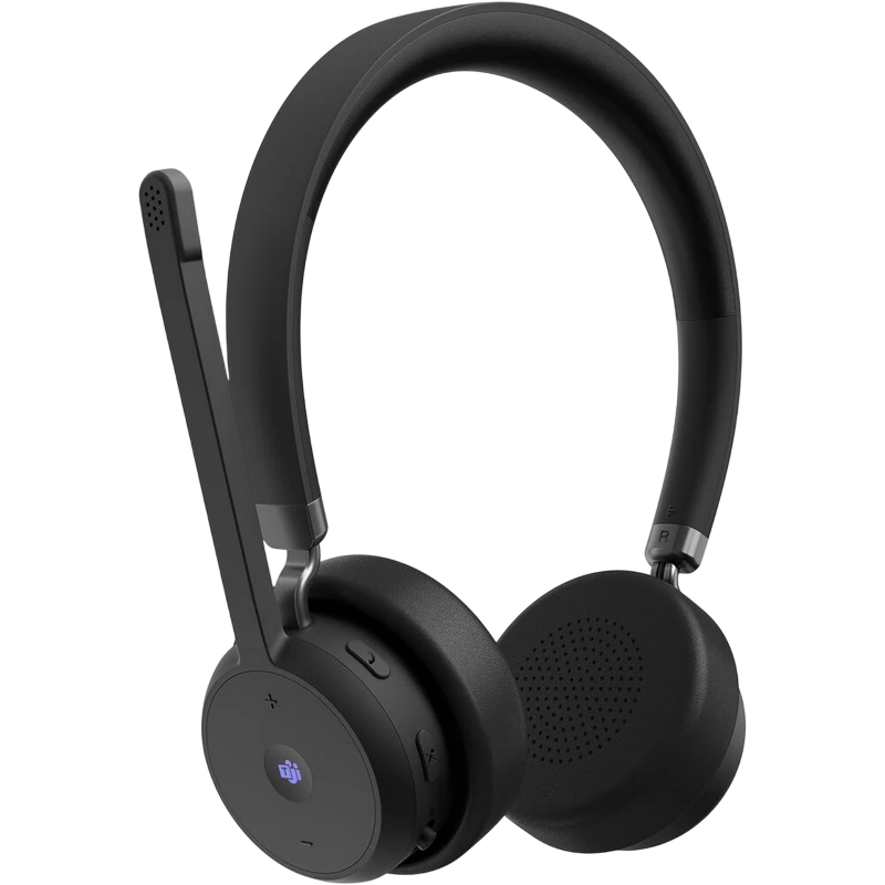 Наушники lenovo voip teams wireless, чёрный 11