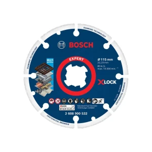 Сегментный алмазный диск по металлу x-lock 115 * 22.23 мм bosch