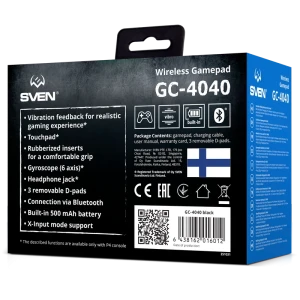 Геймпад sven gc-4040, чёрный Thumbnail 3