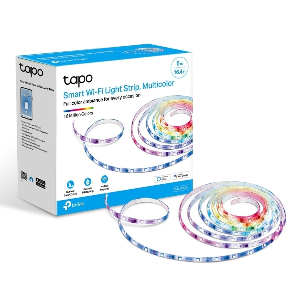 Bandă cu led-uri tp-link tapo l920-5, multicolor 8