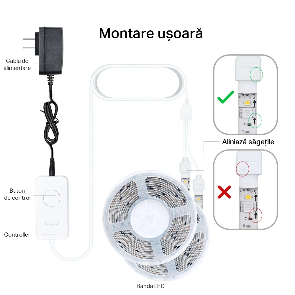 Bandă cu led-uri tp-link tapo l930-10, --, multicolor 4