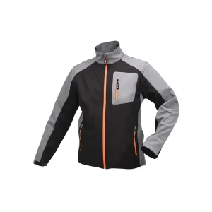 Куртка рабочая yato softshell l чёрный/серый