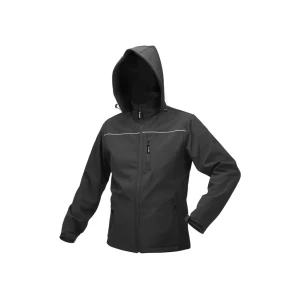 Куртка с капюшоном yato softshell xxl чёрный