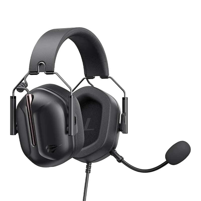 Игровая гарнитура havit h2033d, проводной аналоговый, чёрный 6