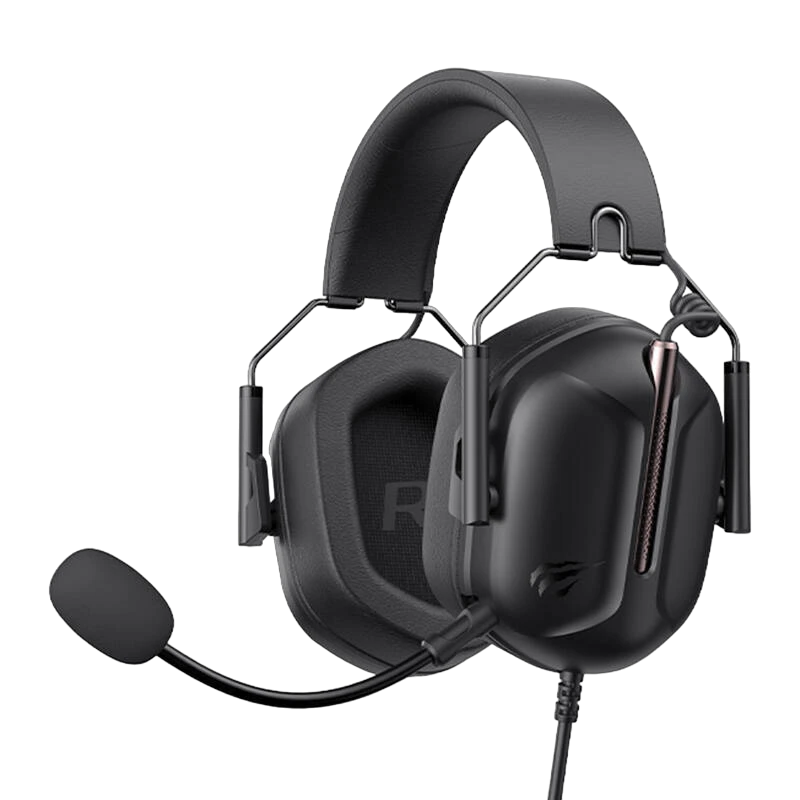 Игровая гарнитура havit h2033d, проводной аналоговый, чёрный 8
