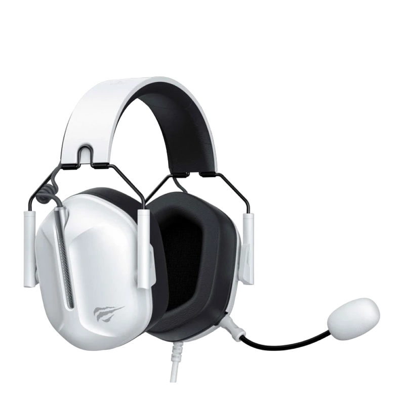 Căști gaming havit h2033d, cu fir, alb 5