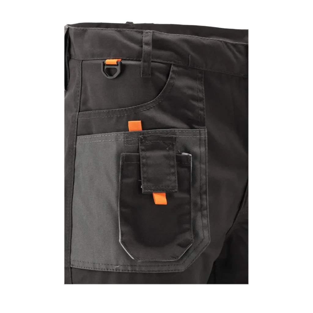 Pantaloni de lucru pegma xxl negru/gri yato 4