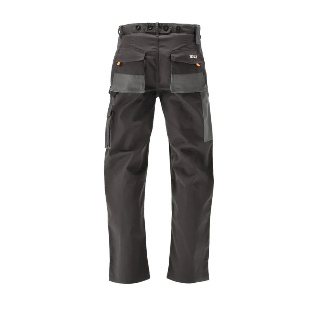 Pantaloni de lucru pegma s negru/gri yato 3