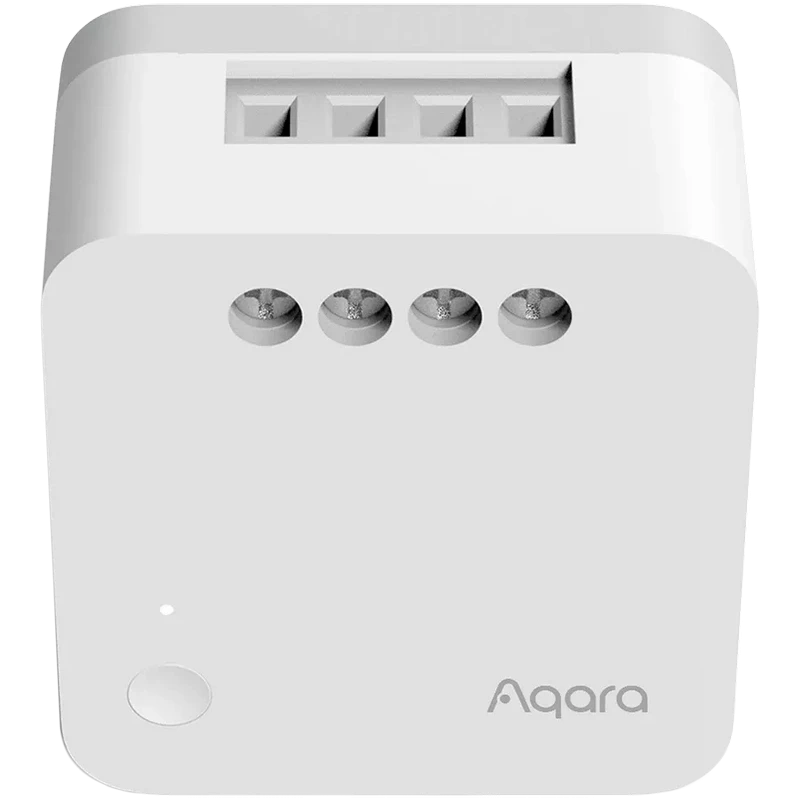 Умное силовое реле aqara single switch module t1, no neutral, белый 5