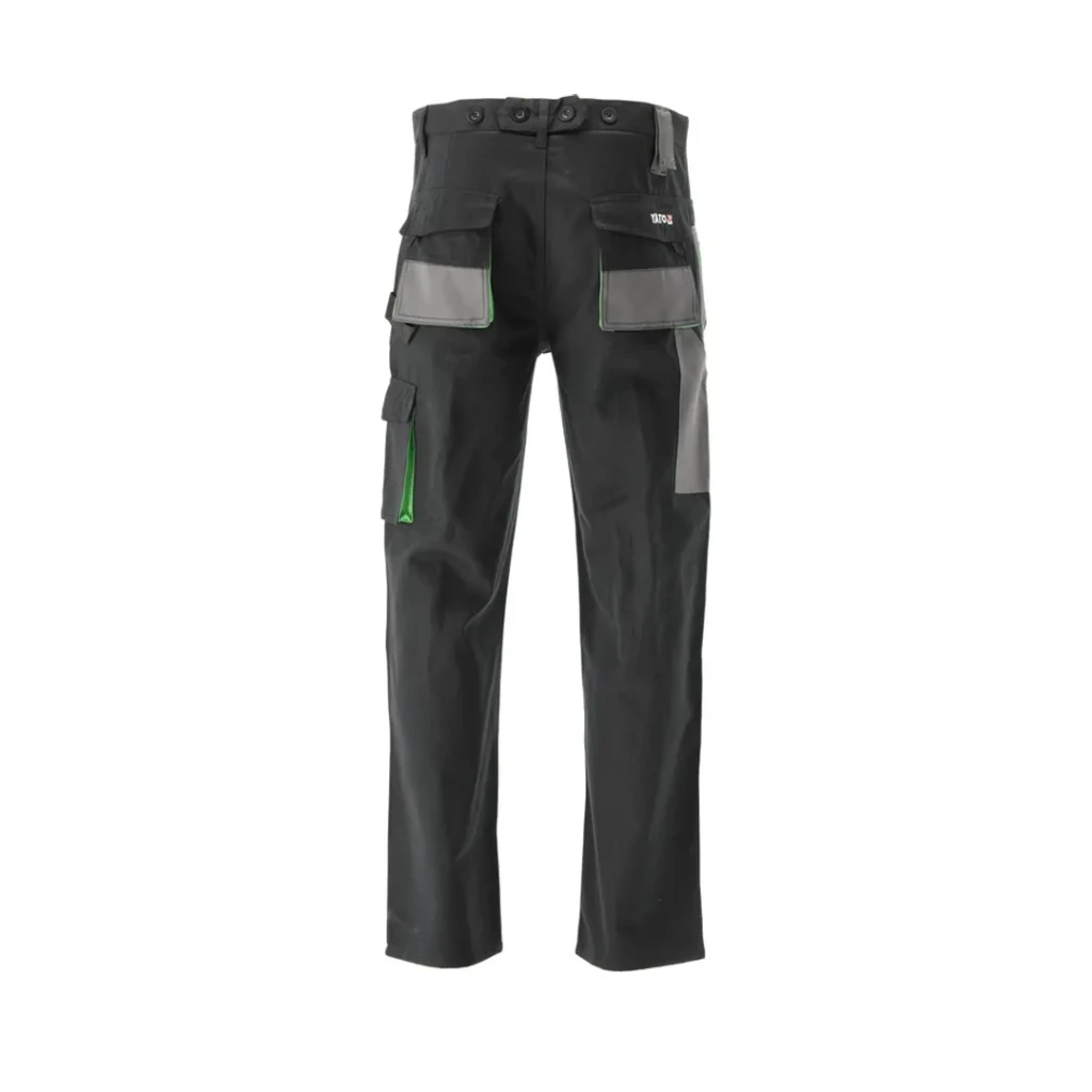 Pantaloni de lucru palea l negru/gri yato 3